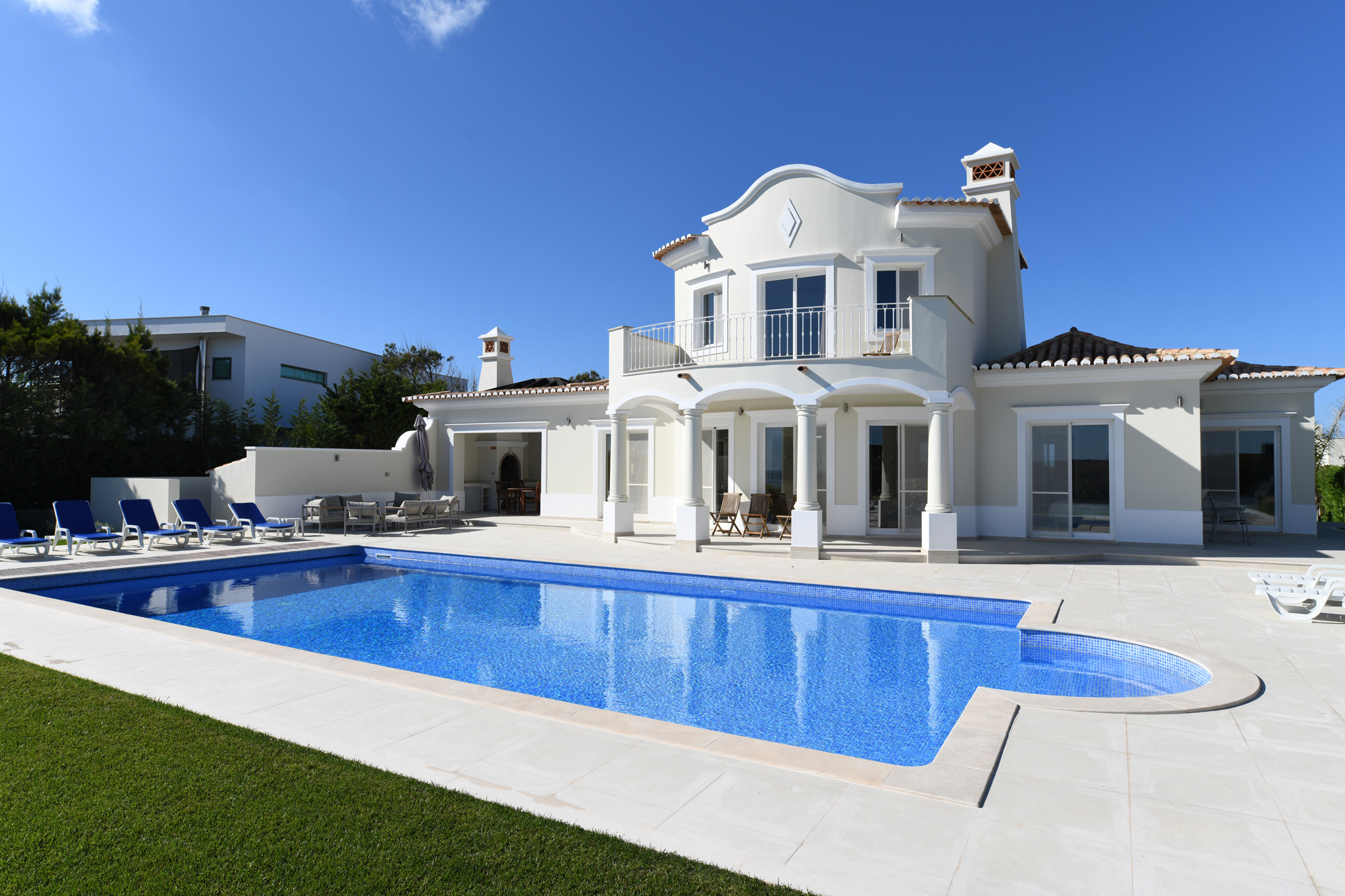 Mediterranean-style pool home in Marvin NC service area